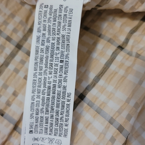 ENGLISH Factory Brown Plaid Babydoll Dress - Picture 11 of 11